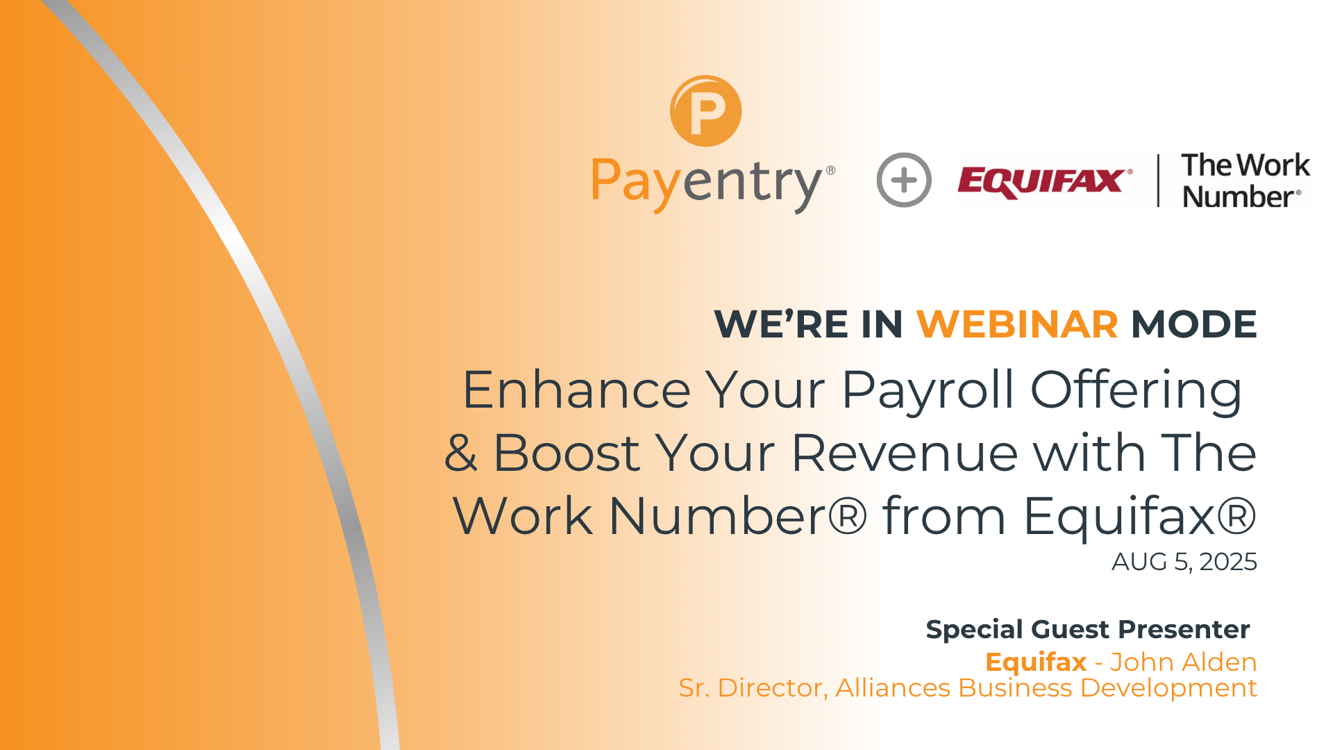 Equifax- Webinar Enhance Your Payroll Offering & Boost Your Revenue with The Work Number® from Equifax®
