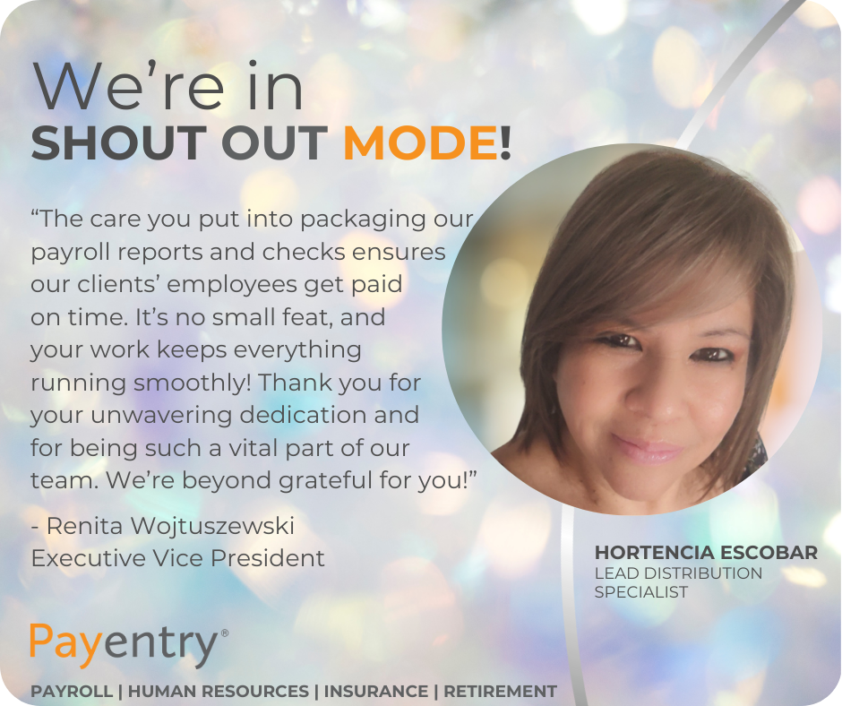 We're in Shout Out Mode - Hortencia E