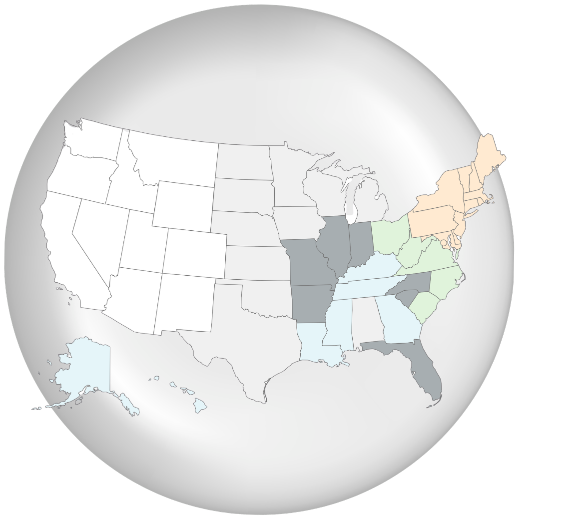 Map Sales Circle